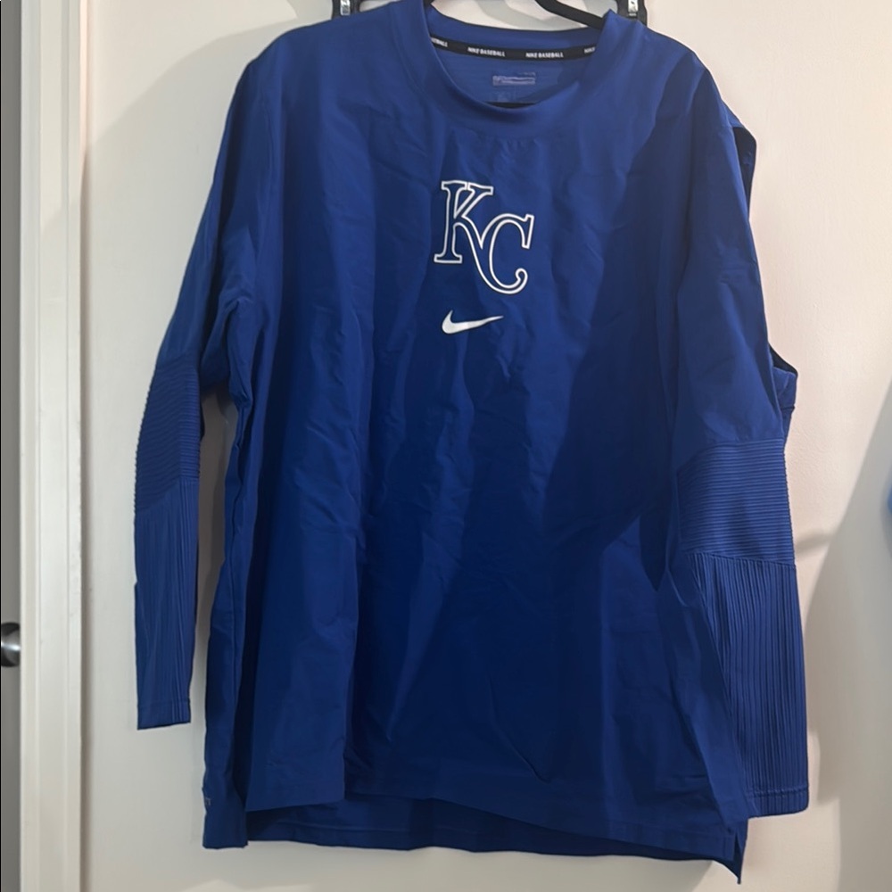 Nike Royal Blue KC Logo Long Sleeve xl nwot